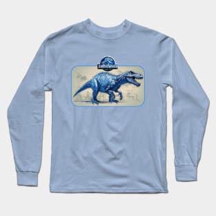 Jurassic World T-Rex Blueprint Long Sleeve T-Shirt